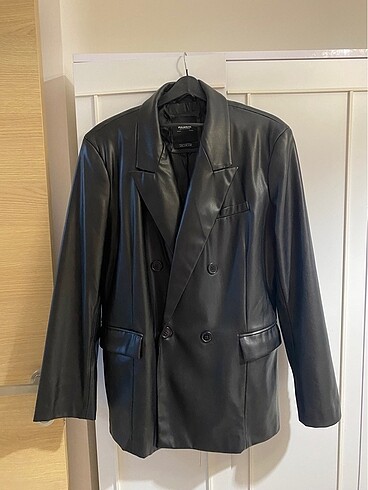 Deri ceket blazer