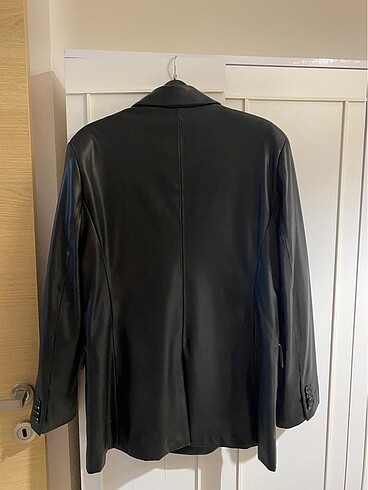 Pull and Bear Deri ceket blazer