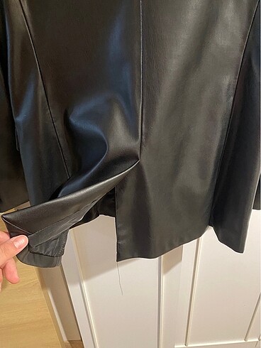 l Beden Deri ceket blazer