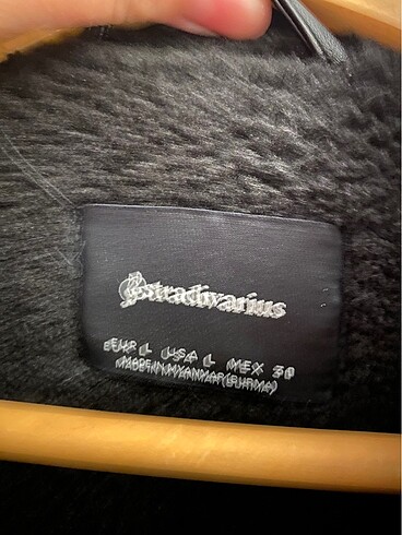 Stradivarius Kürklü biker ceket