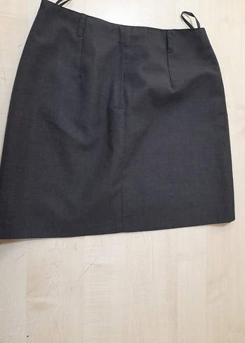 Siyah Kemerli Midi Etek - Görsel 4