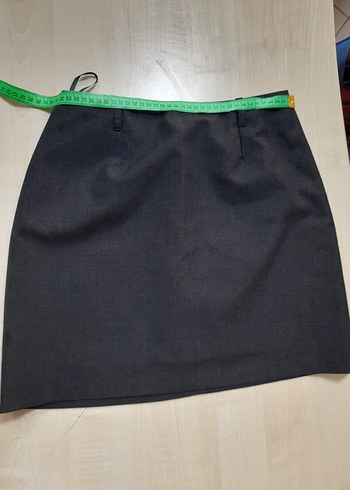 Siyah Kemerli Midi Etek - Görsel 2