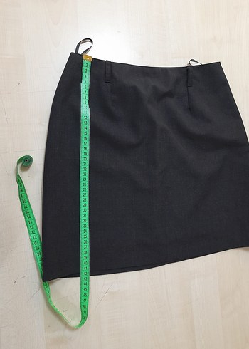 Siyah Kemerli Midi Etek - Görsel 3