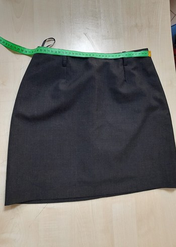 Siyah Kemerli Midi Etek - Görsel 7