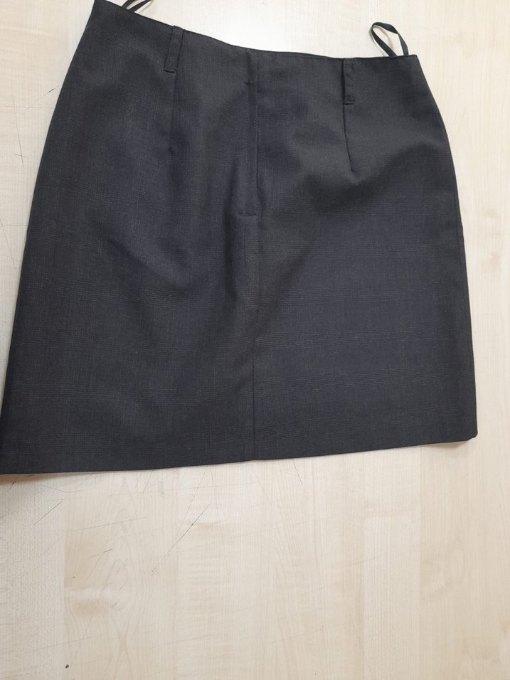 Siyah Kemerli Midi Etek - Görsel 4