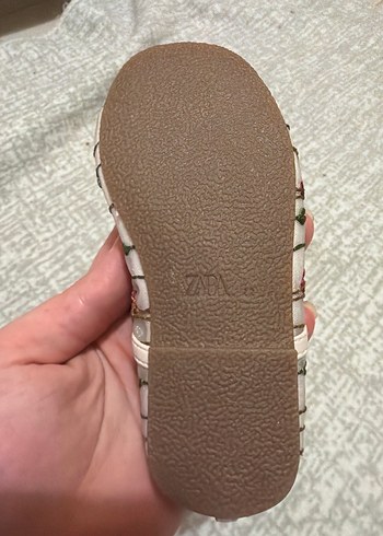 Zara Nakışlı Pembe Dantel Detaylı Kız Babet - Görsel 2