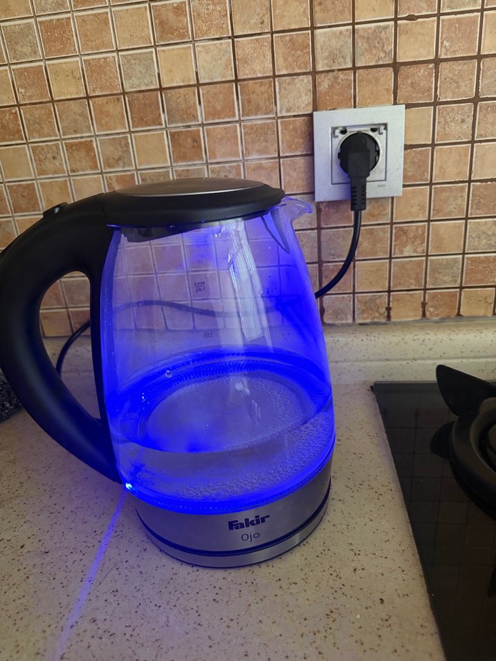 Fakir Ojo Mavi Cam Su Isıtıcı - Görsel 4