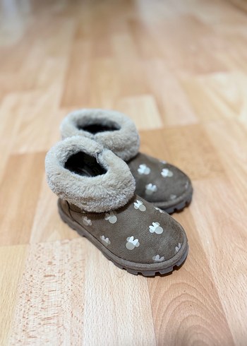 Bebek Bej Süet Tüylü Bot - Görsel 2