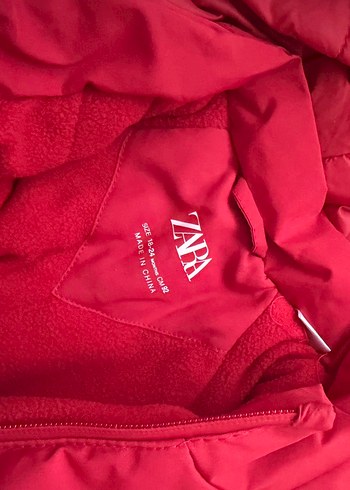 Zara Bebek Kırmızı Fermuarlı Kayak Tulumu - Görsel 7