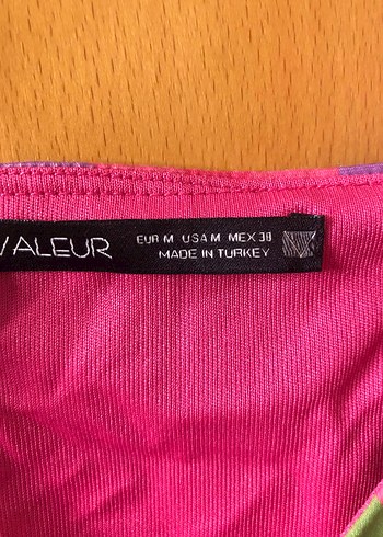 l Beden Çok Renkli desenli Büstiyer