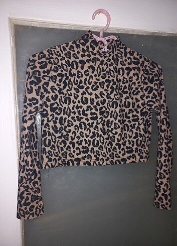 Crop leopar üst