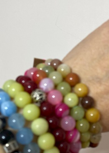 Renkli Boncuklu Bohem Kadın Bileklik - Görsel 3