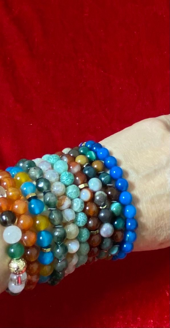 Renkli Boncuklu Bohem Kadın Bileklik - Görsel 2