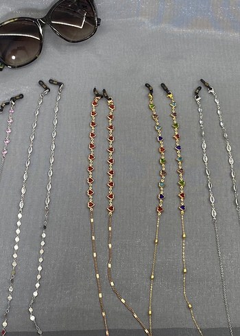 Zincir Detaylı Siyah Kadın Gözlüğü - Görsel 5