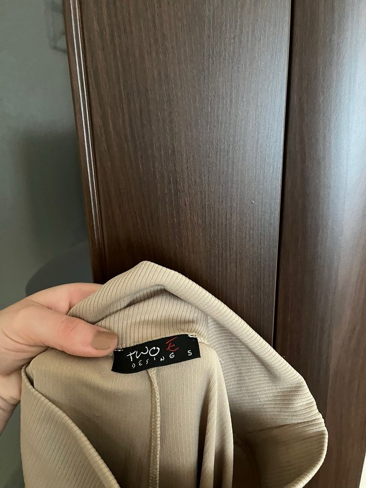 Bej Normal Boy Kadın Tayt - Görsel 2