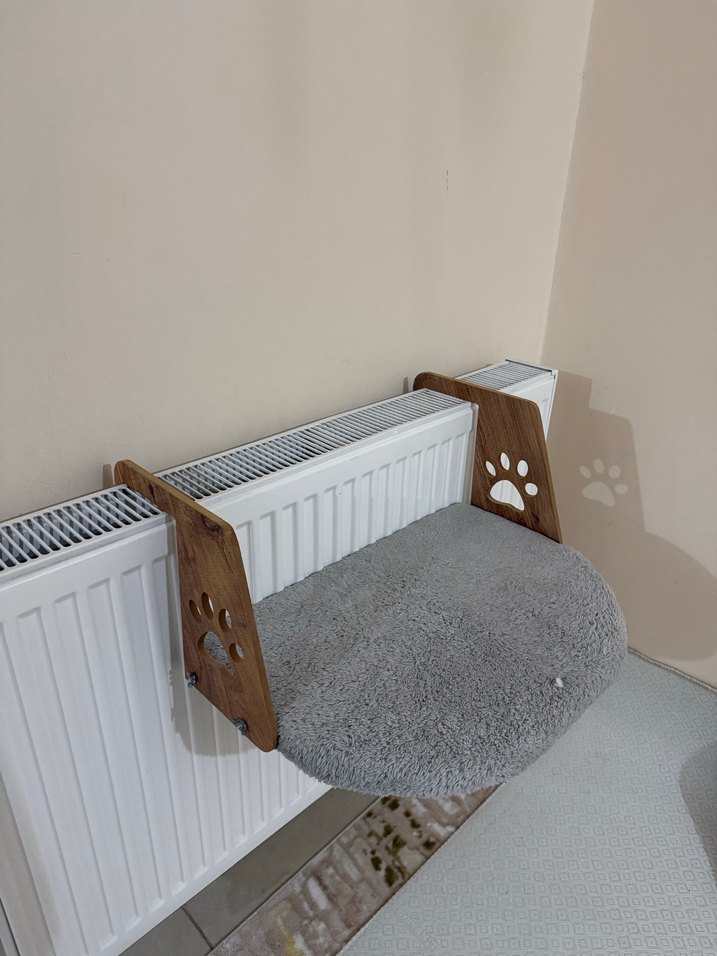 Gri Renkli kedi  Oyun Alanı Yatağı - Görsel 2