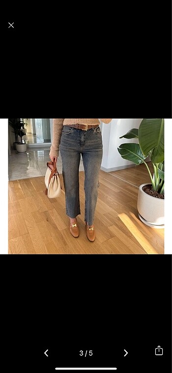 40 Beden Rima Düz Kesim Jean-Yeşilmsi Mavi