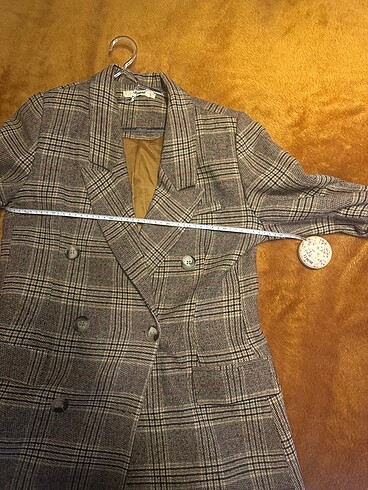 Ekose blazer ceket