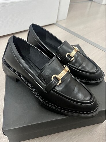37 Beden siyah Renk Stradivarius Loafer Ayakkabı