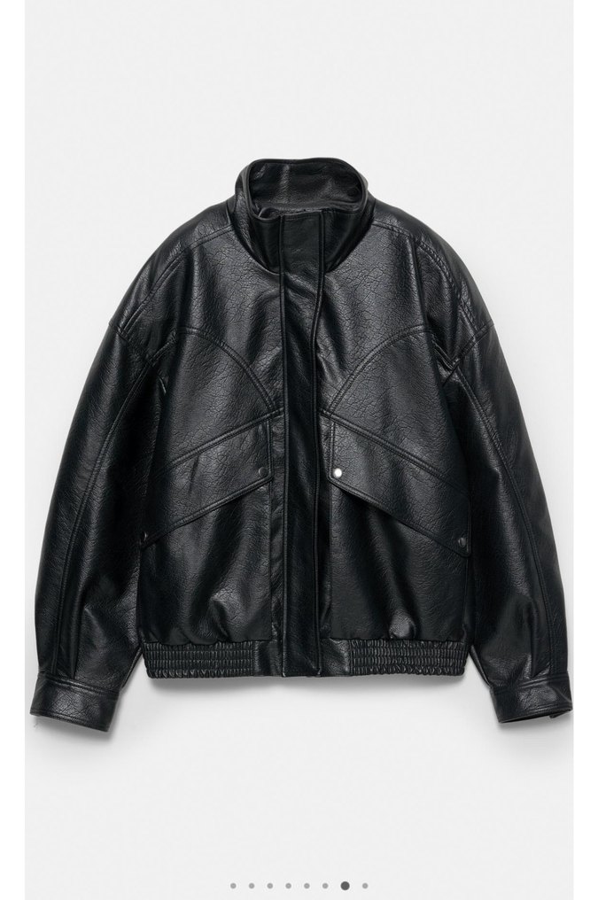 pull bear suni deri ceket - Görsel 3