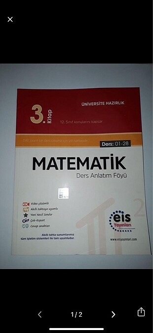 Eis matematik 3.kitap