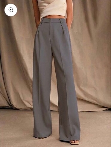 gri wide leg palazzo pantolon