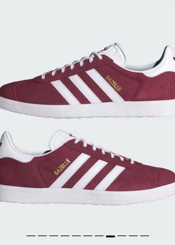 Bordo Süet Adidas Gazelle Sneaker