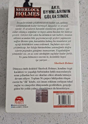 Sherlock Holmes Akıl Oyunlarının Gölgesinde Cep boy - Görsel 2