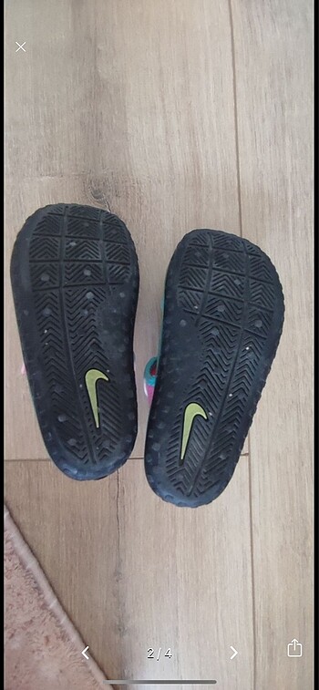 25 Beden pembe Renk Nike kız çocuk sandalet