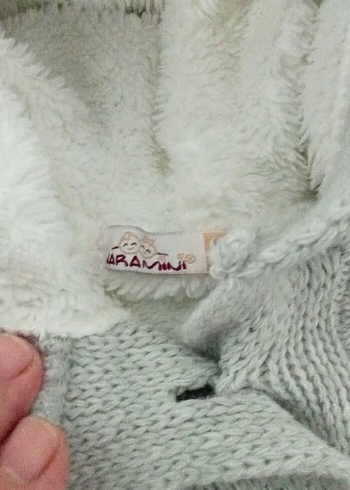 Sıfır bebek triko kalın tulum - Görsel 4