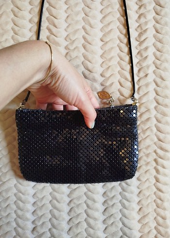 Siyah Pul Desenli Çanta - Görsel 2