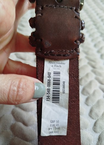 Koyu Kahverengi Deri Tokalı Kemer - Görsel 3