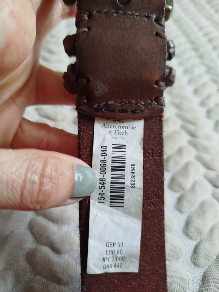 Koyu Kahverengi Deri Tokalı Kemer - Görsel 3