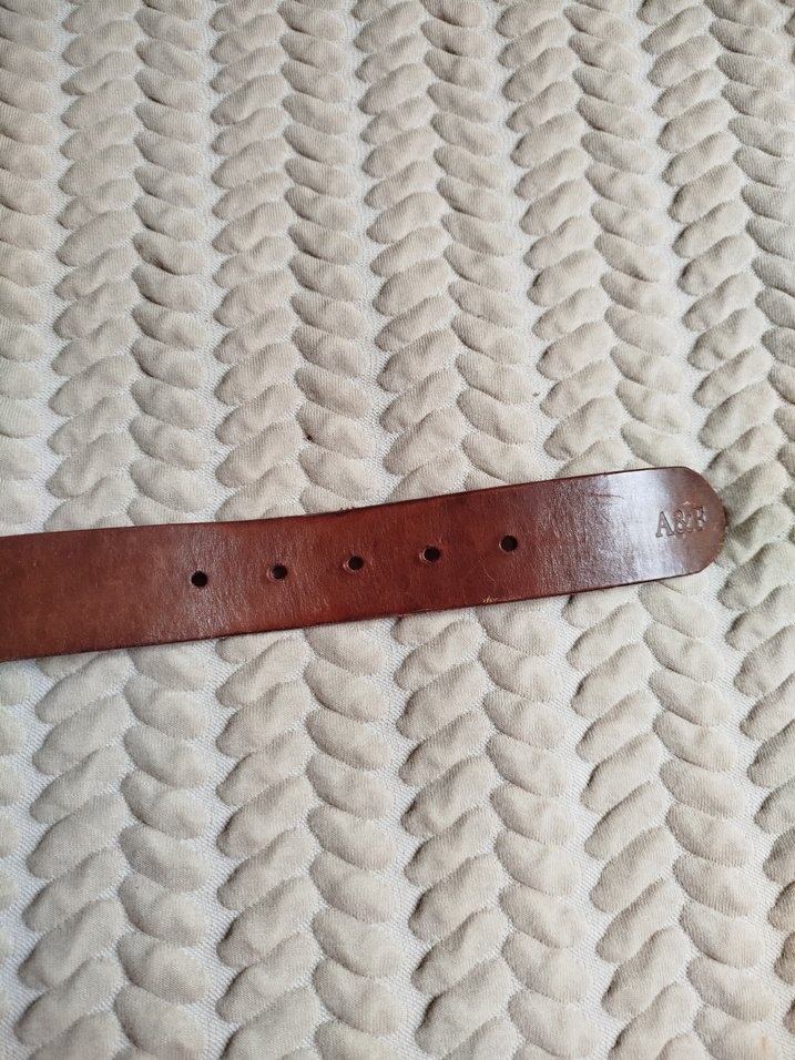 Koyu Kahverengi Deri Tokalı Kemer - Görsel 4