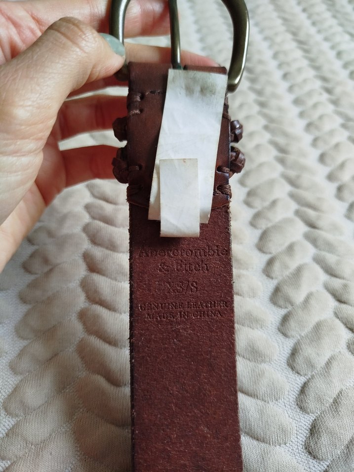 Koyu Kahverengi Deri Tokalı Kemer - Görsel 2