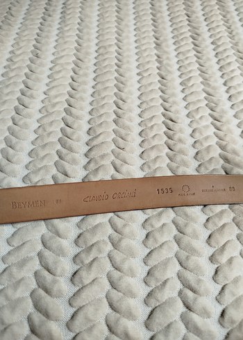 Siyah Deri Tokalı Kemer - Görsel 2