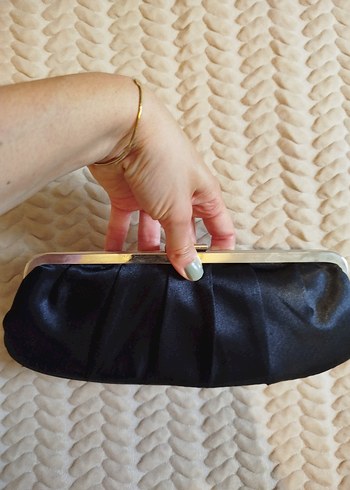 Klasik Siyah Pilili Portföy Çanta - Görsel 2