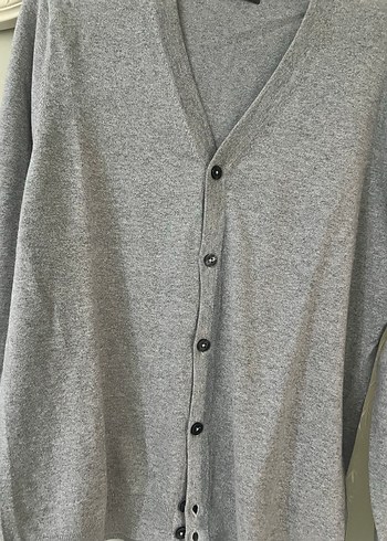 Gri  Erkek Hırka - Görsel 2