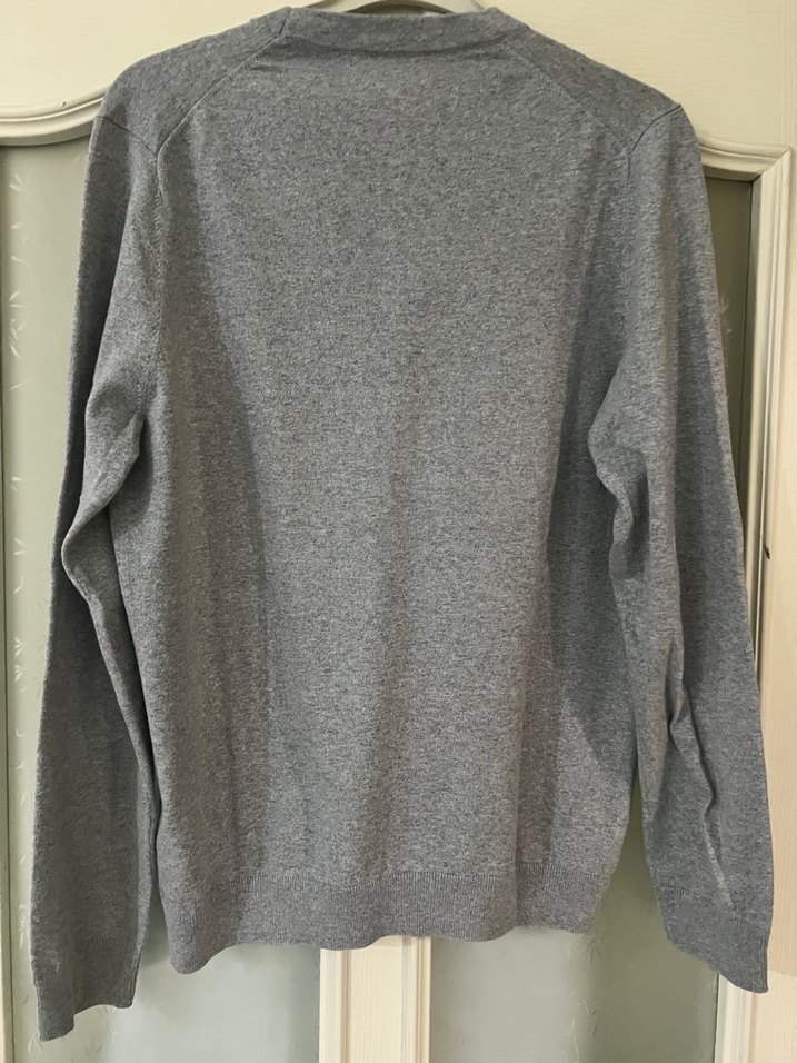 Gri  Erkek Hırka - Görsel 4