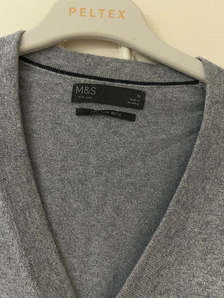 Gri  Erkek Hırka - Görsel 3