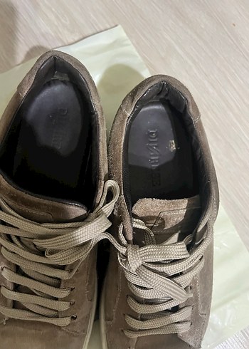 Erkek Kahverengi Süet Sneakers - Görsel 2