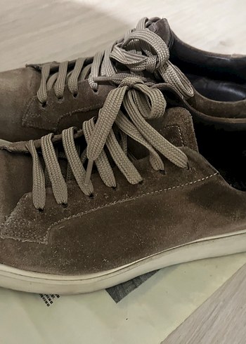 Erkek Kahverengi Süet Sneakers - Görsel 4