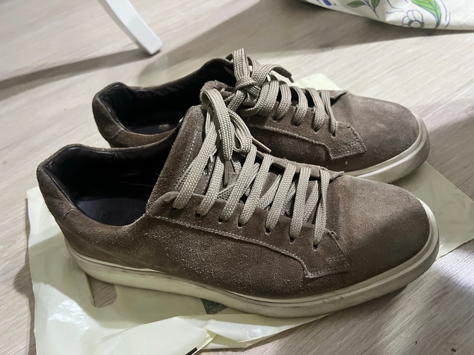 Erkek Kahverengi Süet Sneakers - Görsel 3