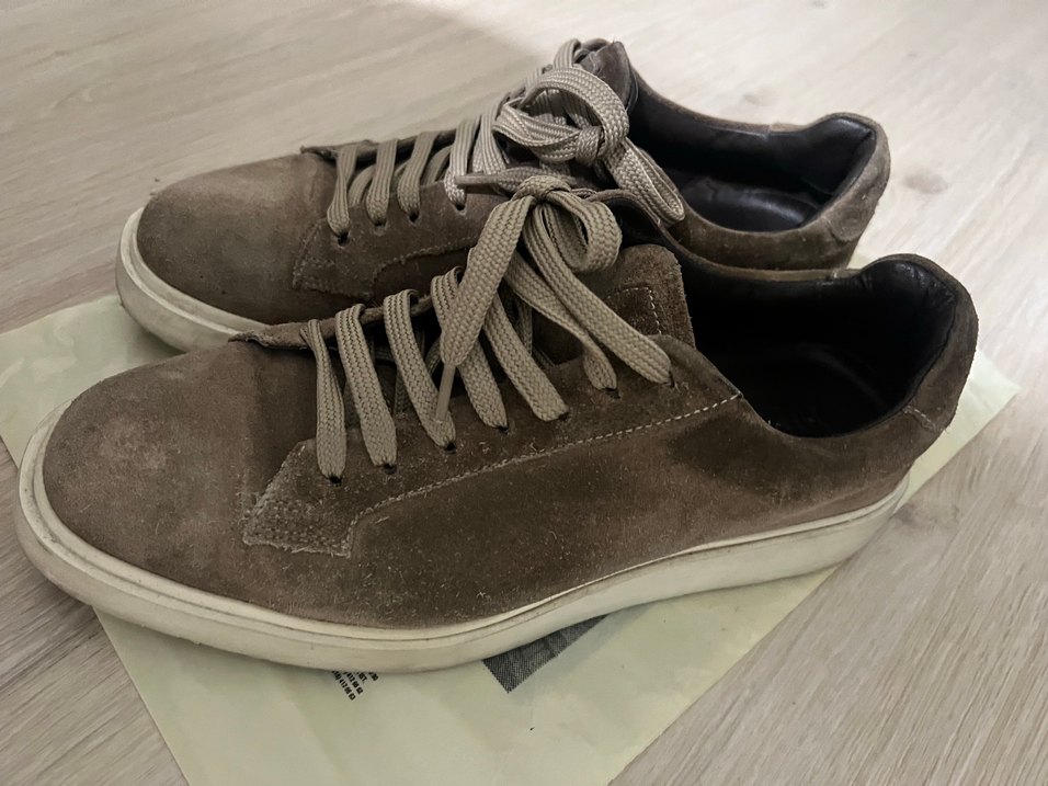 Erkek Kahverengi Süet Sneakers - Görsel 4