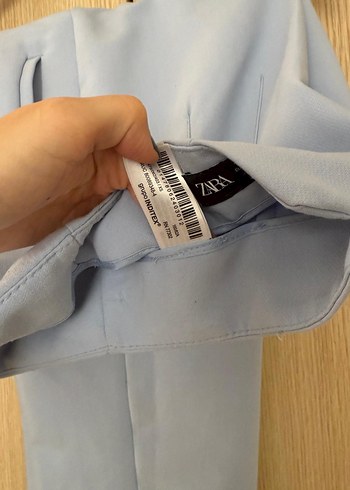 xs Beden mavi Renk Mavi Kadın Kumaş Pantolon
