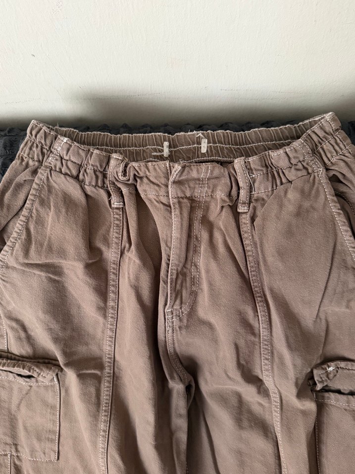 Bershka wide leg kargo pantolon — görsel 2/7