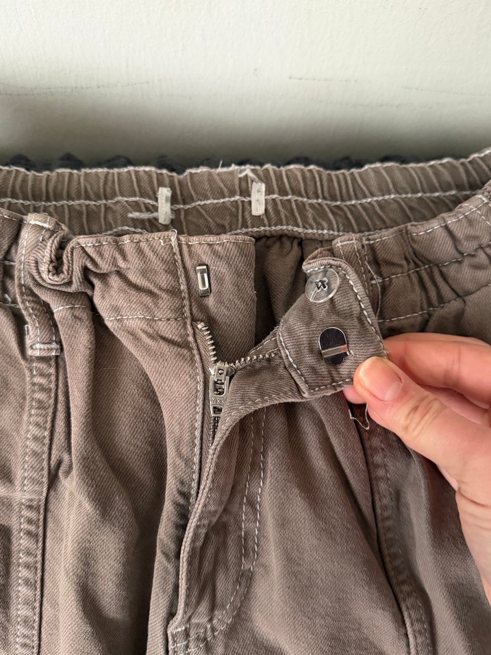 Bershka wide leg kargo pantolon — görsel 4/7