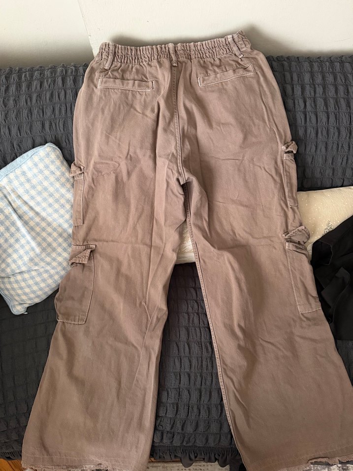 Bershka wide leg kargo pantolon — görsel 6/7
