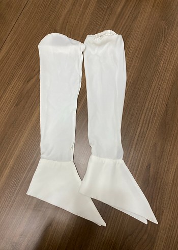 Beyaz Straplez Uzun Nişan&Düğün Elbisesi - Görsel 5