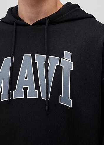 m Beden Mavi sweatshirt